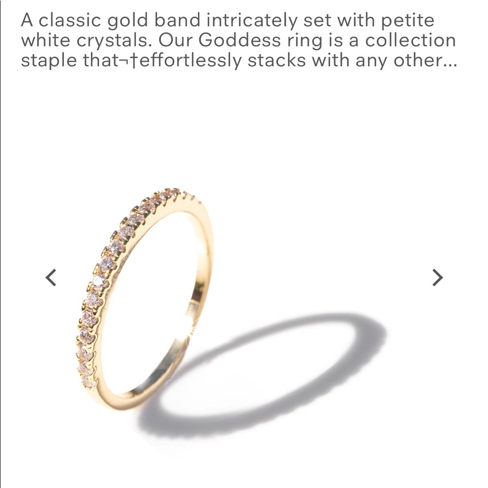 Gemandi gold ring